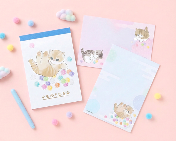 Mofusand Sweet Clouds Memo Pad - Limited Series