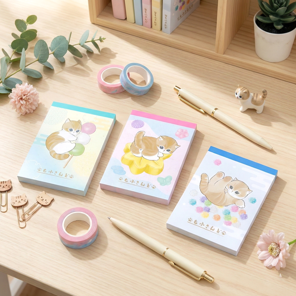 Mofusand Sweet Clouds Memo Pad - Limited Series