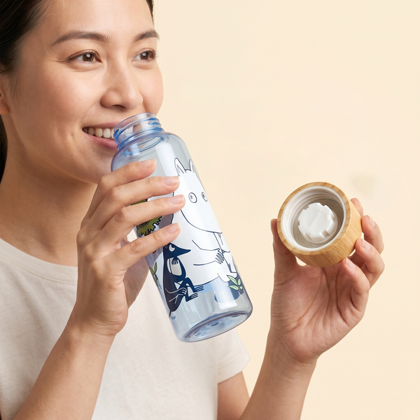 Moomin Bamboo Lid Water Bottle