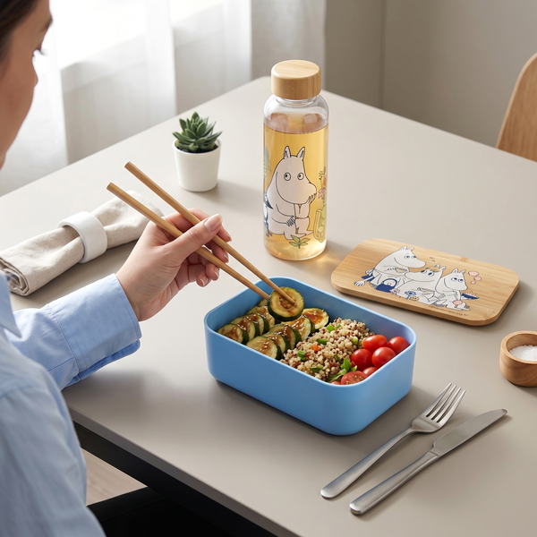 Moomin Bamboo Lid Water Bottle