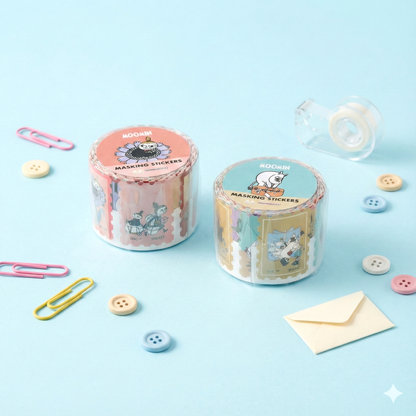 Moomin Washi Sticker Roll - Blue