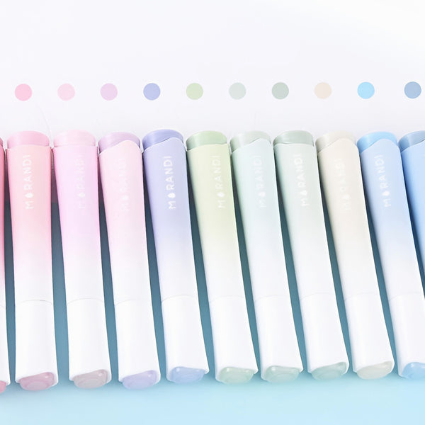 Morandi Pastel Breeze Highlighters - Set of 4 - 3 Types