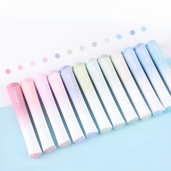 Morandi Pastel Breeze Highlighters - Set of 4 - 3 Types
