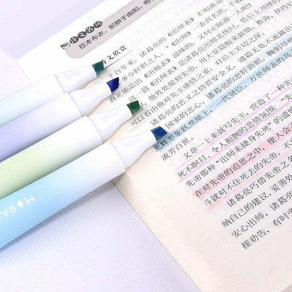 Morandi Pastel Breeze Highlighters - Set of 4 - 3 Types