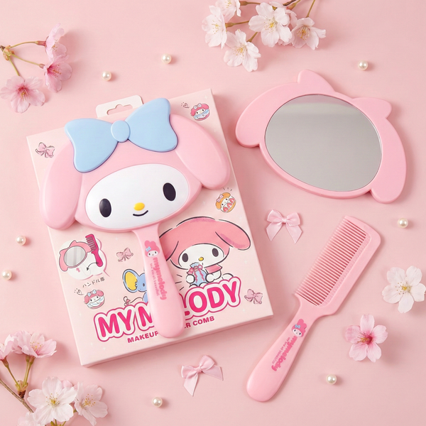 Sanrio Mirror + Comb Vanity Set - My Melody