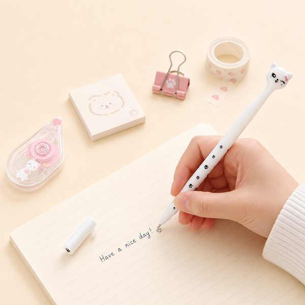 Japanese Cartoon Cat Gel Pen
