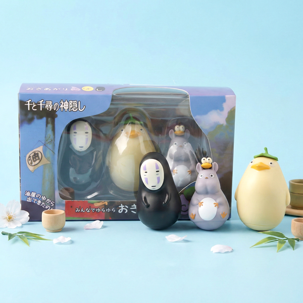 Nibariki Studio Ghibli Roly-Poly Toy Set