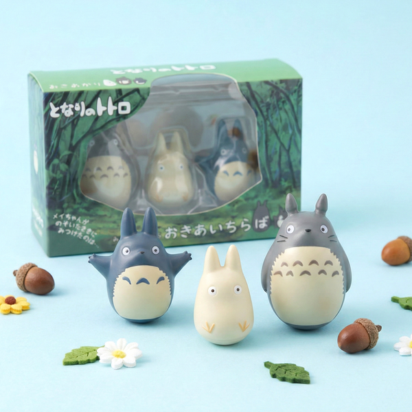 Nibariki Studio Ghibli Roly-Poly Toy Set