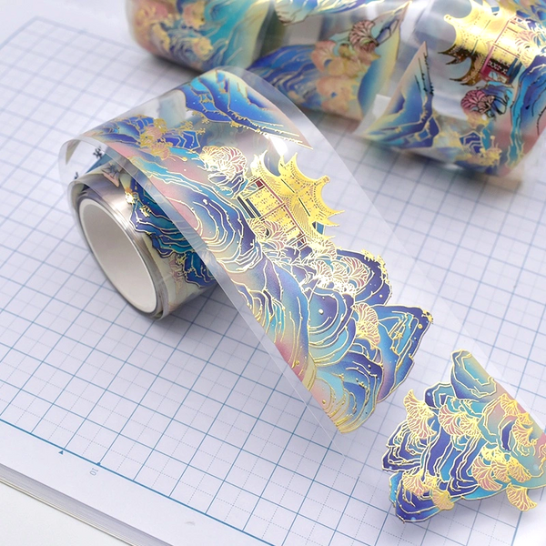 Nippon Landscapes Clear Masking Tape - Extra Wide