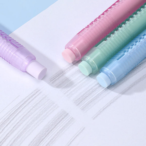 Pastel Pop Pen-Style Click Eraser + 3 Refills