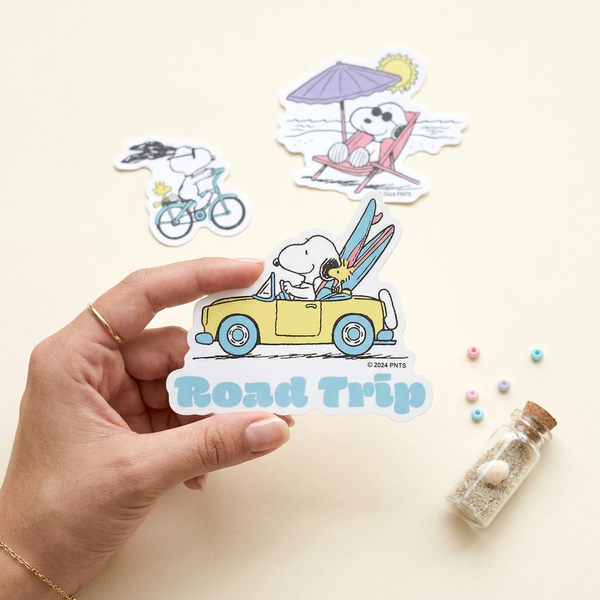 Peanuts Snoopy Beach Vibes Stickers - Limited Summer Edition