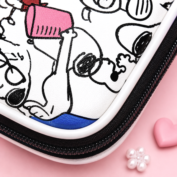 Peanuts Snoopy Hard Shell Pencil Case - Busy Day