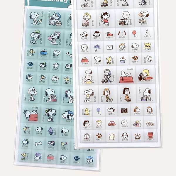 Peanuts Snoopy 3D Block Stickers - Limited Vintage Series