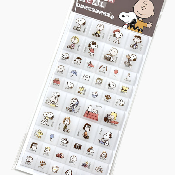 Peanuts Snoopy 3D Block Stickers - Limited Vintage Series