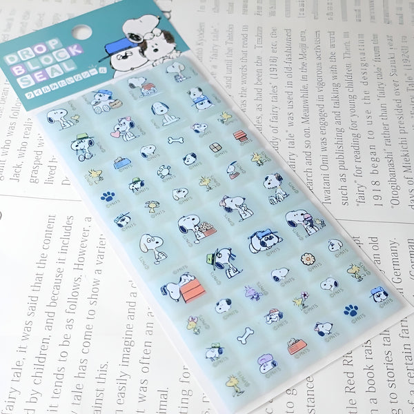 Peanuts Snoopy 3D Block Stickers - Limited Vintage Series