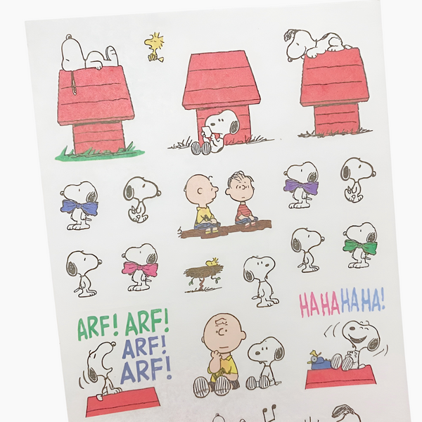 Peanuts Snoopy Masking Stickers
