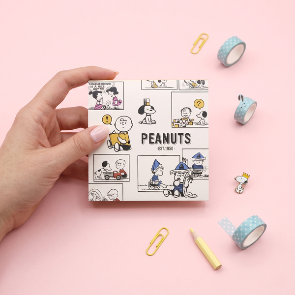 Peanuts Snoopy Square Memo Pad - Snoopy Comic Moments