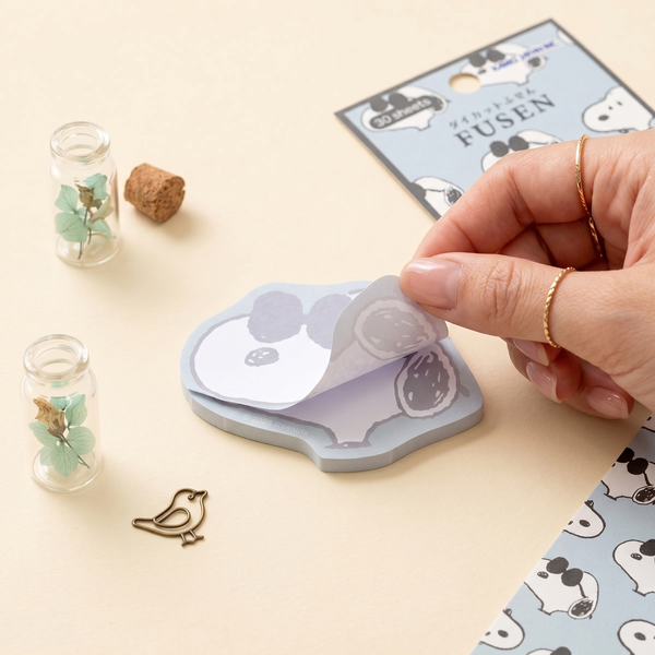 Peanuts Snoopy Sticky Notes - Cool Mint Snoopy
