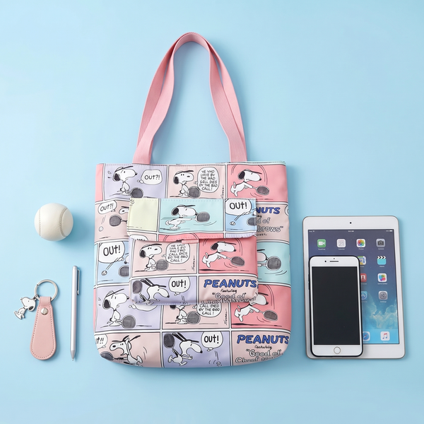 Peanuts Snoopy Tote Bag - Let's Play Together