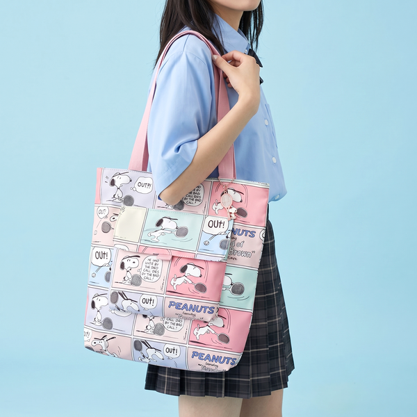 Peanuts Snoopy Tote Bag - Let's Play Together