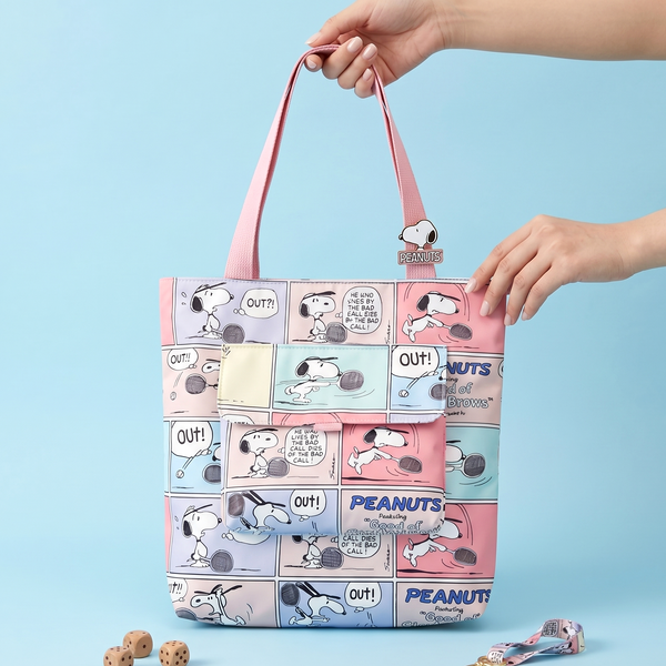 Peanuts Snoopy Tote Bag - Let's Play Together