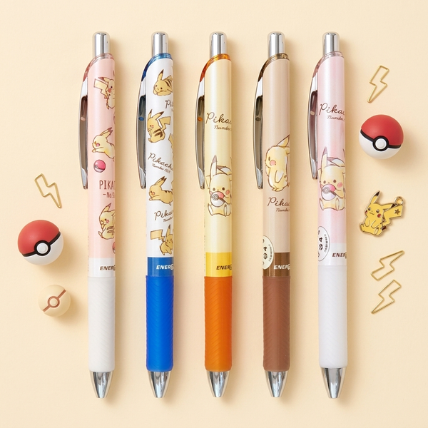Pentel Energel Gel Pen - Pikachu Number 205 - Limited Candy Quest Collection