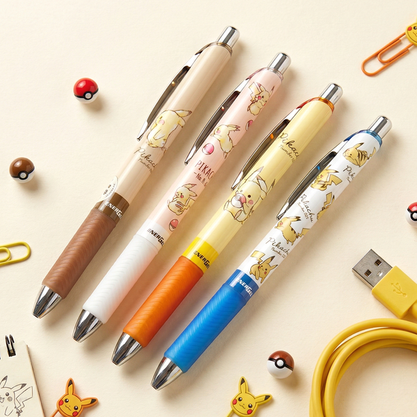 Pentel Energel Gel Pen - Pikachu Number 205 - Limited Candy Quest Collection
