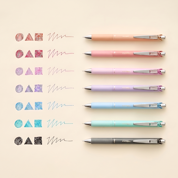 Pentel Energel Soft Color Gel Pen - Kohare Series