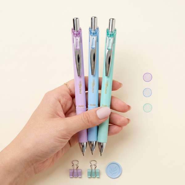 Pentel Energel Soft Color Gel Pen - Kohare Series