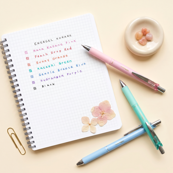 Pentel Energel Soft Color Gel Pen - Kohare Series