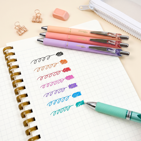 Pentel Energel Soft Color Gel Pen - Kohare Series