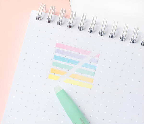 Pilot FriXion Soft Pastel Color Erasable Highlighters - 6 Color Set