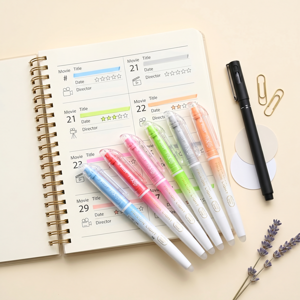 Pilot Frixion Light Natural Color Erasable Highlighters - NEW COLORS