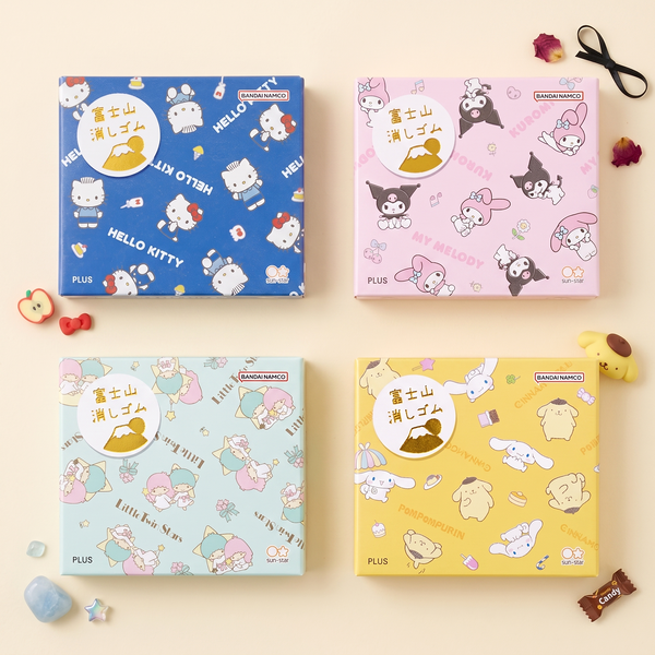 Plus Mt. Fuji Eraser Combo - Set of 2
