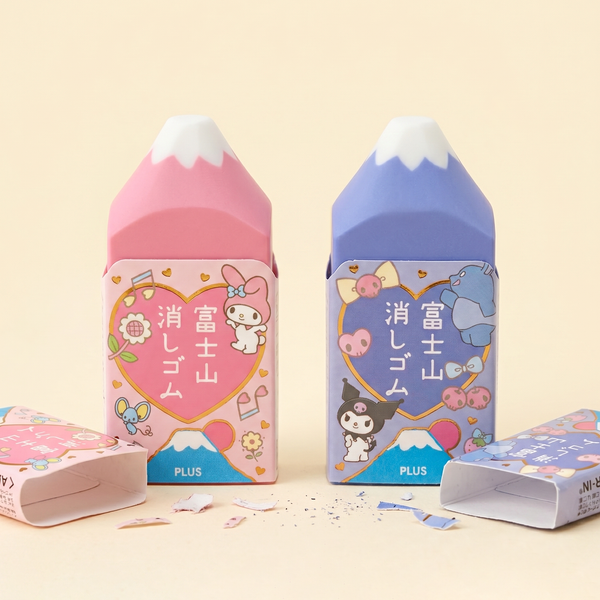 Plus Mt. Fuji Eraser Combo - Set of 2