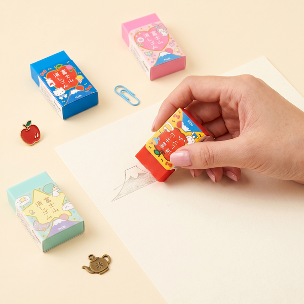Plus Mt. Fuji Eraser Combo - Set of 2