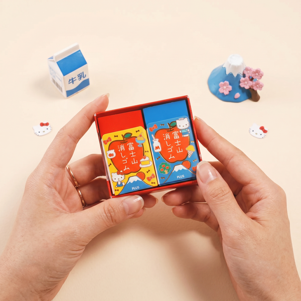 Plus Mt. Fuji Eraser Combo - Set of 2