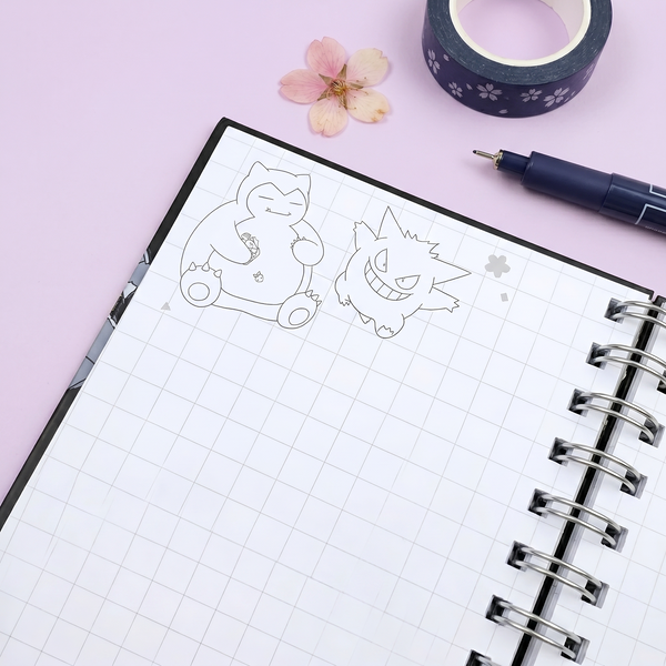 Pokémon A6 Spiral Notebook - Limited Edition - Midnight Sakura