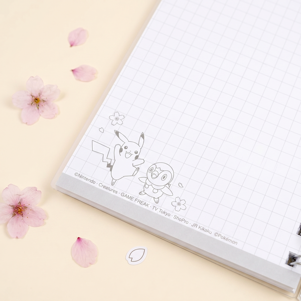 Pokémon A6 Spiral Notebook - Limited Edition - Petal Scatter