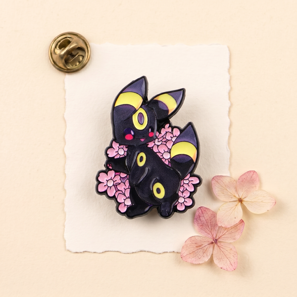 Pokémon Eeveelution Floral Enamel Pin – Floral Series