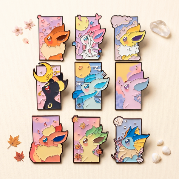 Pokémon Eeveelution Mood Enamel Pin