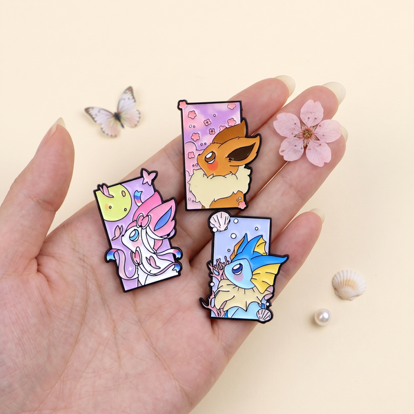 Pokémon Eeveelution Mood Enamel Pin