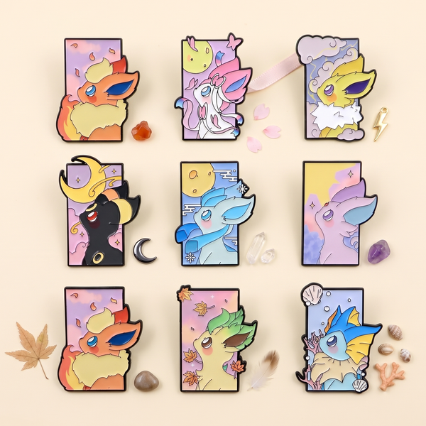 Pokémon Eeveelution Mood Enamel Pin