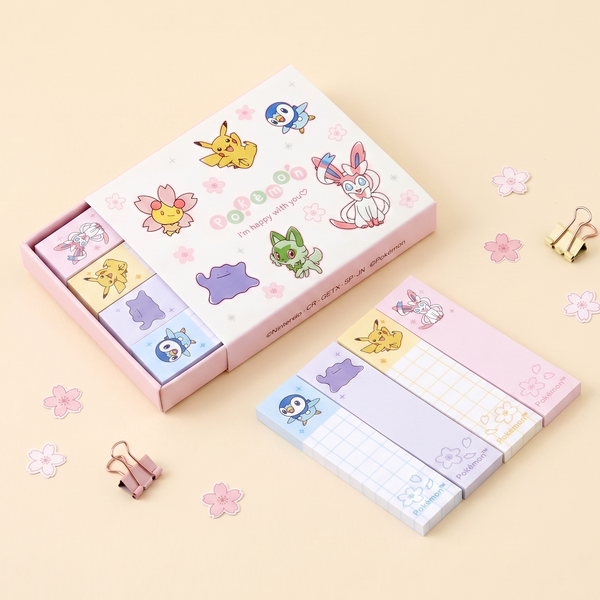 Pokémon Hako Fusen Sticky Notes - Limited Edition - Petal Scatter