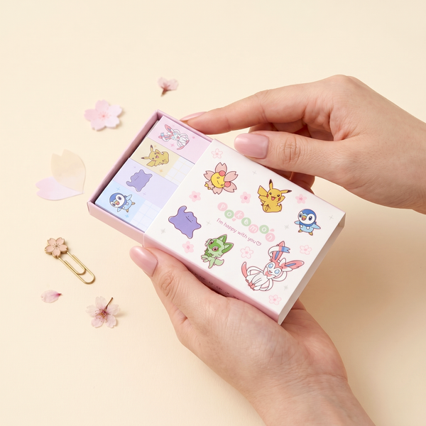 Pokémon Hako Fusen Sticky Notes - Limited Edition - Petal Scatter