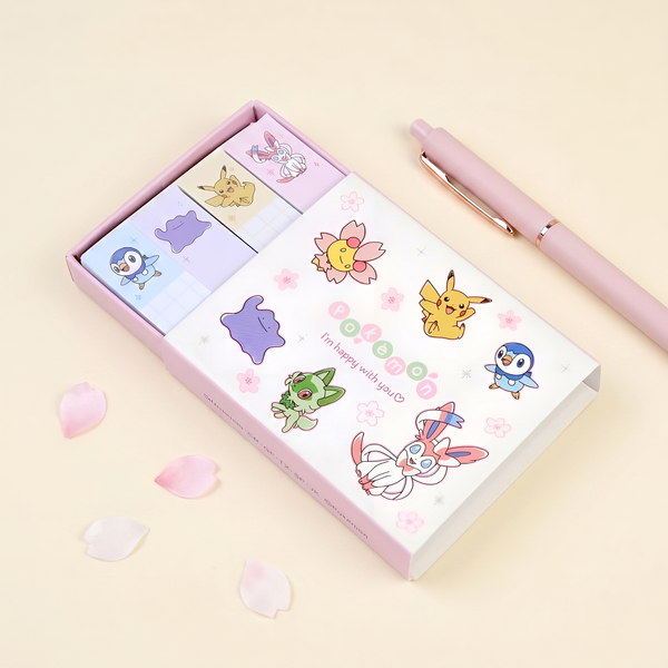 Pokémon Hako Fusen Sticky Notes - Limited Edition - Petal Scatter