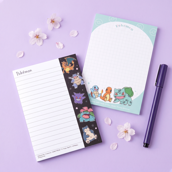 Pokemon Large Memo Pad With Die-Cut Cover - Limited Edition - Midnight Sakura