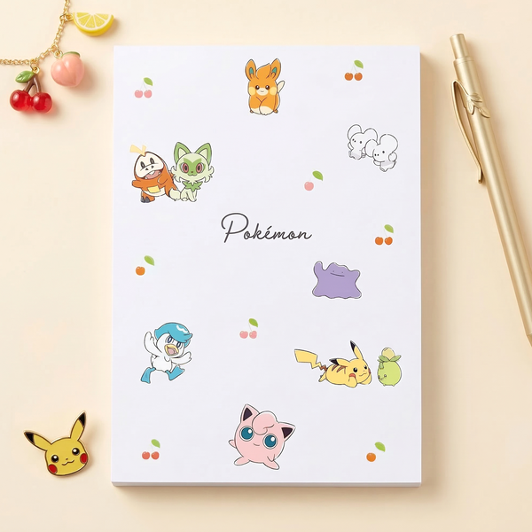 Pokemon Pocket Monsters Large Notepad - Limited Edition - Blue