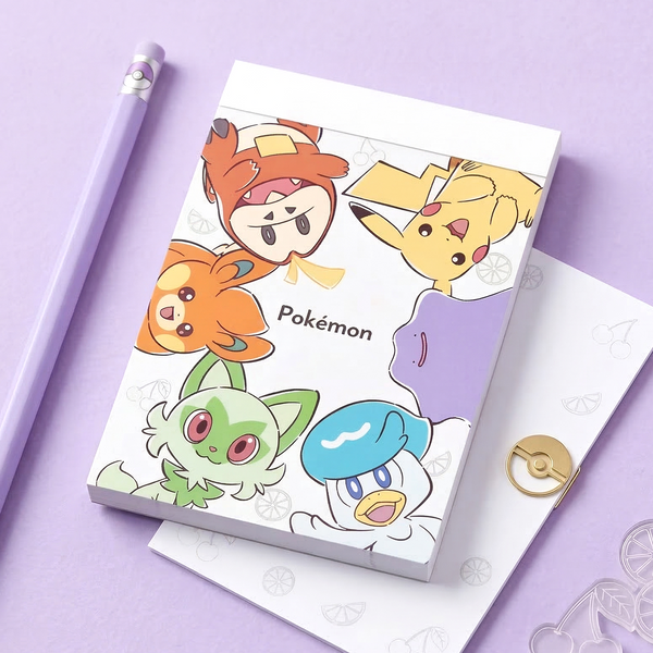 Pokemon Pocket Monsters Memo Pad - Limited Edition - White