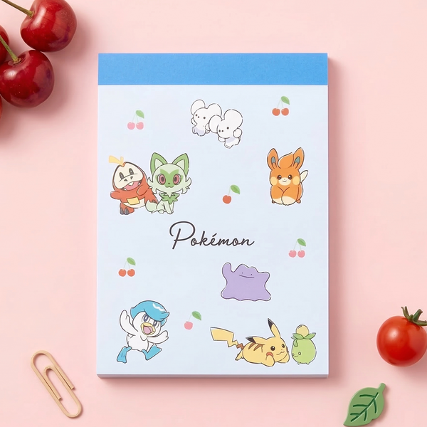 Pokemon Pocket Monsters Memo Pad - Limited Edition - Blue